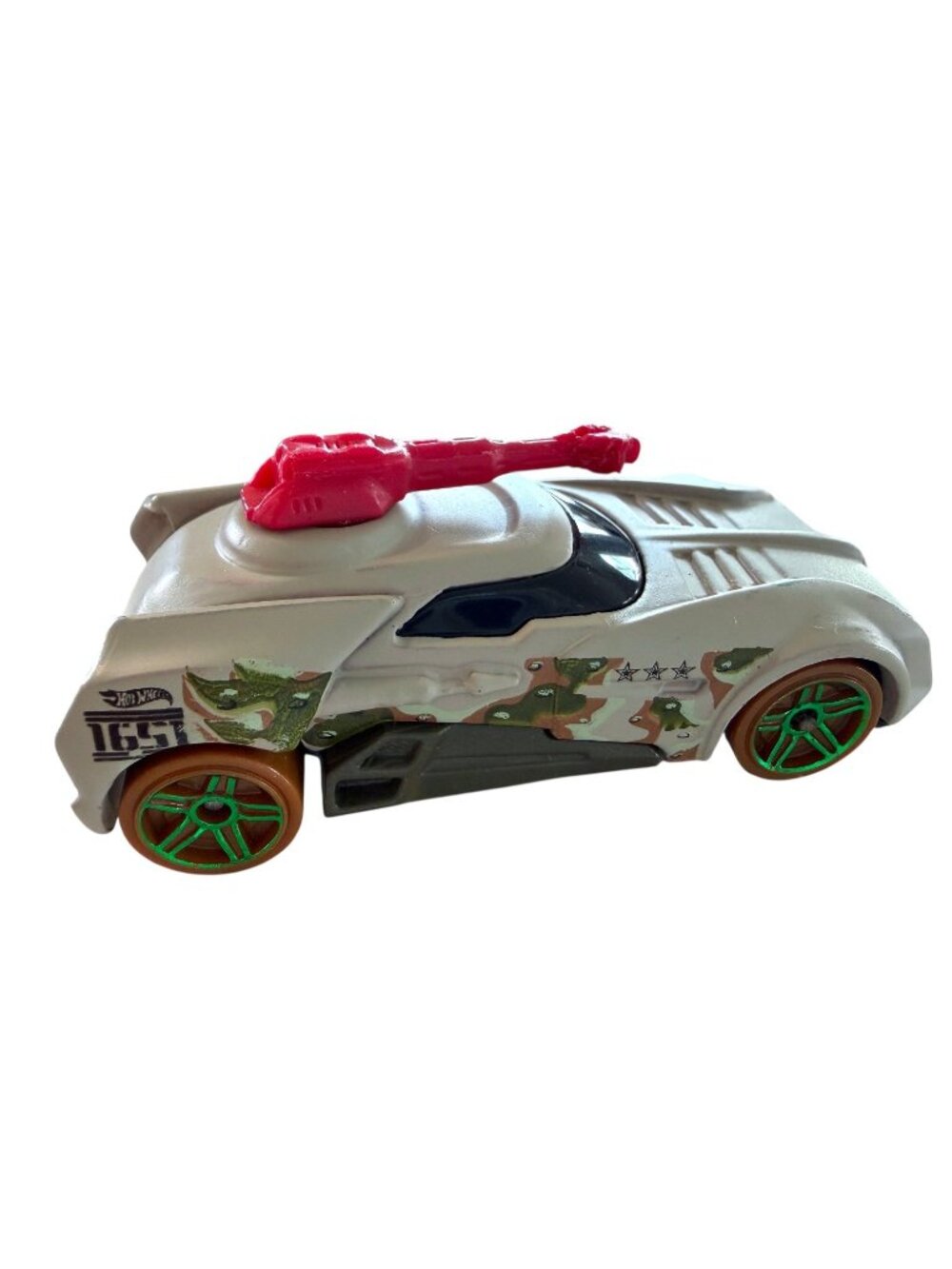 Hot Wheels Surf Patrol Turbo with Turret X1651 Gunner Car Military